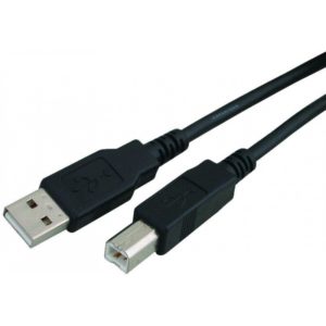 POWERTECH καλώδιο USB σε USB Type Β CAB-U050, copper, 3m, μαύρο CAB-U050.