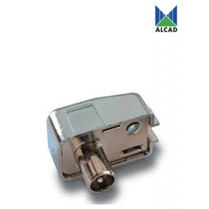 ALCAD MC-001 Male IEC connector (RF), 9.5mm, Shielded