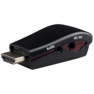 POWERTECH αντάπτορας HDMI 19pin σε VGA CAB-H076, audio jack, USB power CAB-H076.