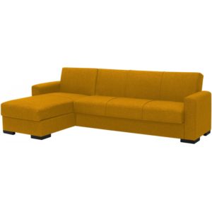 ArteLibre Καναπές Κρεβάτι Γωνιακός JOSE Μουσταρδί 270x165x84cm.( 3 άτοκες δόσεις.)