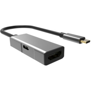 POWERTECH αντάπτορας USB Type-C σε HDMI + PD PTH-055, 4K, γκρι PTH-055.