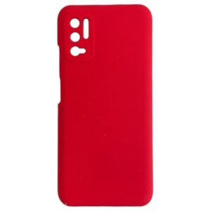 Θηκη Liquid Silicone για Xiaomi Redmi Note 10 5G Κοκκινη. (0009096180)