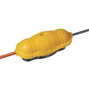 Brennenstuhl Safe-Box BIG IP44 / Protective Capsule for Outdoor Cables [Yellow] (1160440).