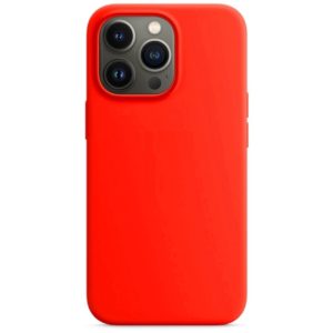 Θηκη Liquid Silicone για Apple iPhone 13 Pro Max Κοκκινη. (0009096283)