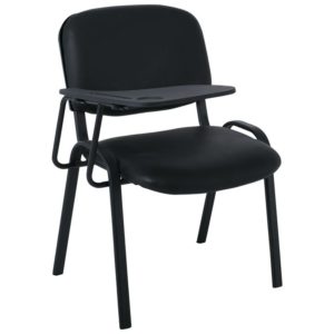 SIGMA Καρέκλα Θρανίο, Μέταλλο Βαφή Μαύρο, PVC Μαύρο 65x70x77cm / Σωλ.35x16/1mm ΕΟ550,17WS.( 3 άτοκες δόσεις.)