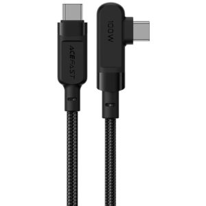 Καλώδιο σύνδεσης Acefast C5-03 Braided USB-C σε USB-C 5A 100W 2m Μαύρο.