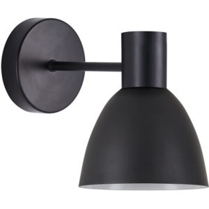 Home Lighting SE21-BL-16-MS2 ADEPT BLACK WALL LAMP BLACK METAL SHADE+ 77-8317( 3 άτοκες δόσεις.)
