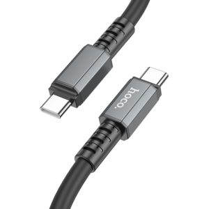 Καλώδιο Σύνδεσης Hoco X85 Strength USB-C σε USB-C 60W 20V/3A Μαύρο 1μ. Υψηλής Αντοχής.