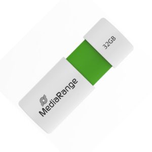 MediaRange USB 2.0 Flash Drive Color Edition 32GB (Green) (MR973).