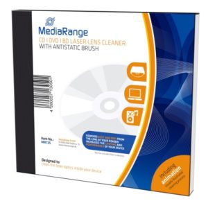 MediaRange CD/DVD/BD Laser Lens Cleaner With antistatic brush (MR725).