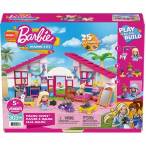 Mattel Mega Barbie: Building Sets - Malibu House (GWR34).