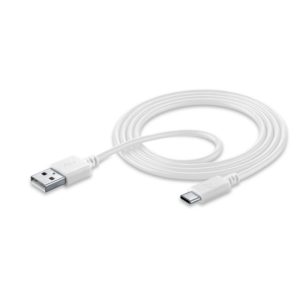 CELLULAR LINE 270413 USBDATACUSBA-CW Data Cable 1,2 m USB-A / USB-C White USBDATACUSBA-CW