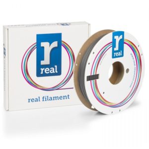 REAL PLA Matte 3D Printer Filament - Black - spool of 0.5Kg - 1.75mm (REFPLAMATTEBLACK500MM175).