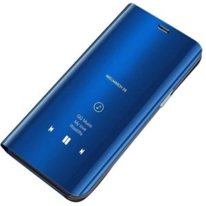 Smart Cover Clear View Standing Cover for Samsung Galaxy A70 A705 - Blue.