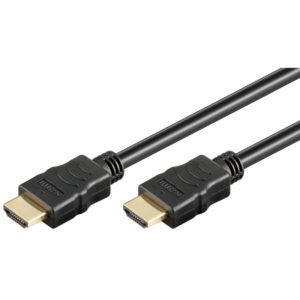 GOOBAY καλώδιο HDMI 2.0 με Ethernet 58578, HDR, 30AWG, 4K, 10m, μαύρο 58578.