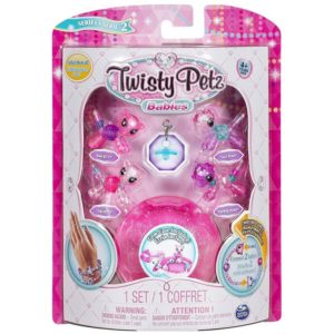 Spin Master Twisty Petz Babies Four Pack - Kiki Kitty, Salt Pony, Tiki Kitty Pepper Pony (20104378).