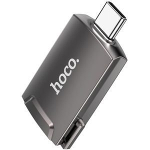 Αντάπτορας Hoco UA19 USB-C σε HDMI 4K 30Hz (3840*2160P) Θηλυκό Γκρι.