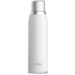 Puro Smart Bottle Double Wall 500ml Θερμός - Άσπρο( 3 άτοκες δόσεις.)