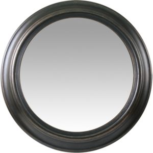ArteLibre Καθρέπτης Τοίχου Μαύρο Πλαστικό Φ76.2x5.8cm.( 3 άτοκες δόσεις.)