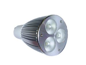 3x2W- Gu 10 - High Power Led Spot-Dimmable-88 Μοιρων-Ψυχρό Λευκό-1 τεμ.