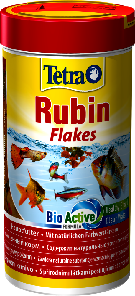Πλήρης Τροφή για Τροπικά Ψάρια Tetra Rubin Νιφάδες 250ml/52gr