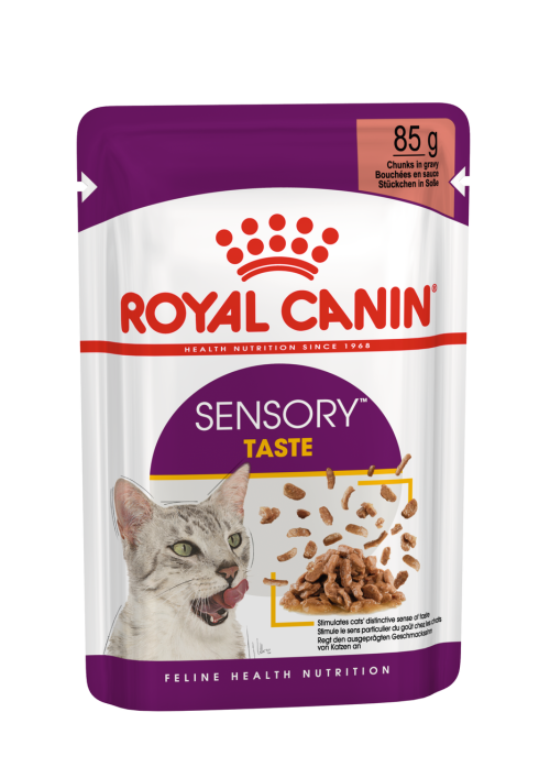 Φακελάκι Royal Canin Sensory Taste Gravy Κομματάκια σε Σάλτσα 85gr