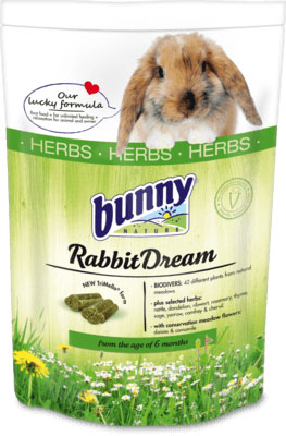 Τροφή για Κουνέλια Νάνους Bunny Nature Rabbit Dream Herbs 4kgr