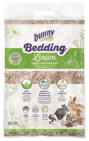 Υπόστρωμα Bunny Nature Bedding Linum 12,5Ltr