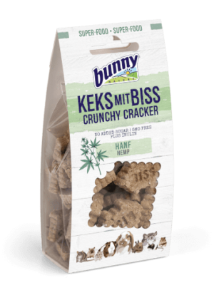 Συμπληρωματική Τροφή Bunny Nature Crunchy Cracker με Κάνναβη 50gr