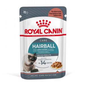 Φακελάκι Royal Canin Hairball Care Gravy Ψιλοκομμένες Φέτες σε Σάλτσα 85gr