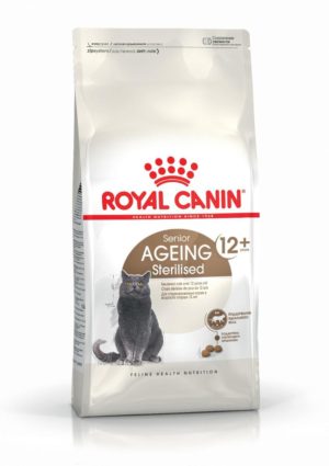 Ξηρά Τροφή Royal Canin Sterilized 12+ για Γηραιές Στειρωμένες Γάτες Άνω των 12 Ετών 400gr