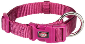 Περιλαίμιο Trixie Premium Διαστάσεων:22 έως 35cm/10mm, Extra Small/Small Σκούρο Ροζ