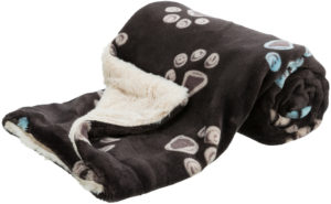 Κουβέρτα Trixie Jimmy, Διαστάσεων:100x70cm, Τεφρούν/Μπεζ (37617)