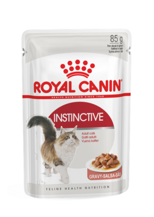 Royal Canin Adult Instinctive In Gravy Φακελάκι με Ψιλοκομμένες Φέτες σε Σάλτσα, Economy Pack 6 Τεμ. x 85gr