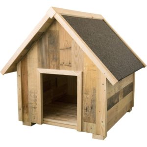 Ξύλινο Σπίτι Σκύλου Copele, Small, Διαστάσεις:59x61x65cm, Καφέ Εξοπλισμένο με αδιάβροχη οροφή, με πόδια για προστασία από την υγρασία και αφαιρούμενο δάπεδο για εύκολο καθάρισμα.