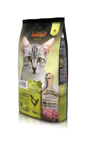 Ξηρά Τροφή Leonardo Adult Poultry Grain Free 7.5kg + Δώρο Άμμος Aegean Cats Clumping 5kg