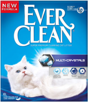 Άμμος Ever Clean Multi Crystals Clumping Cat Litter Χωρίς Άρωμα Multi Crystal 6Lt