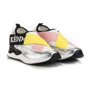 keddo silver/yellow athletic womens shoes ασημί/κίτρινο