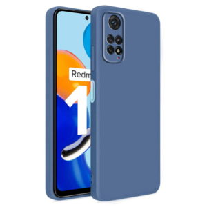 Tech-Protect Θήκη Σιλικόνης Icon - Xiaomi Redmi Note 11 / 11S - Blue (3662427641319)