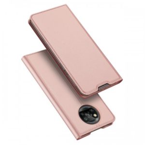 Dux Ducis Skin Pro Δερμάτινη Μαγνητική Θήκη Πορτοφόλι με Βάση Στήριξης για Xiaomi Poco X3/Poco X3 Pro - Ροζ