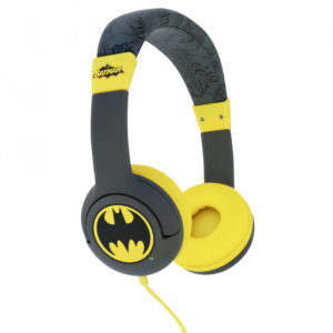 Batman Headphones Junior Ενσύρματα Ακουστικά με ασφαλή μέγιστη ένταση ήχου για παιδιά μαύρο-κίτρινο