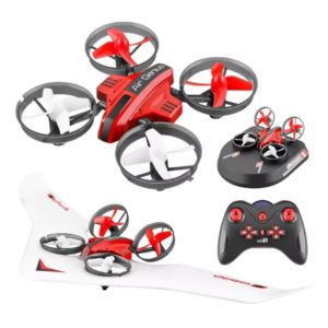 L6082 Τηλεκατευθυνόμενο 3 σε 1 DIY All In One Air Genius Drone 3-Mode with Fixed Wing Glider RC Quadcopter RTF
