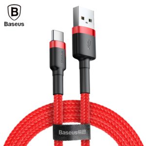 Baseus CATKLF-C09 QC 3.0 Charging Cable Data Transmission Type-C 2A 2M red