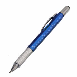 OEM LC1867 Στυλό με Πενάκι για οθόνες αφής Χάρακα Αλφάδι και Κατσαβίδι Μπλε