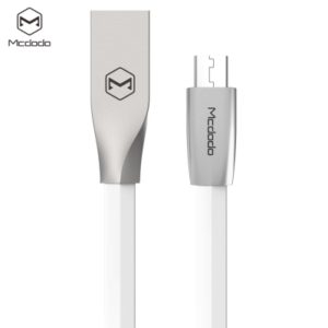 Mcdodo CA - 125 Micro USB Metal Housing Noodle Transfer Data Synchronization Charging Cord 1m WHITE
