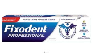 Fixodent Professional Adhesive Cream, Στερεωτική Κρέμα για Tεχνητές Oδοντοστοιχίες 40gr.