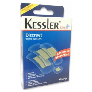 Kessler Clinica Discreet Aδιάβροχα και Αποστειρωμένα Αυτοκόλλητα Επιθέματα (4 μεγέθη) 40τμχ.