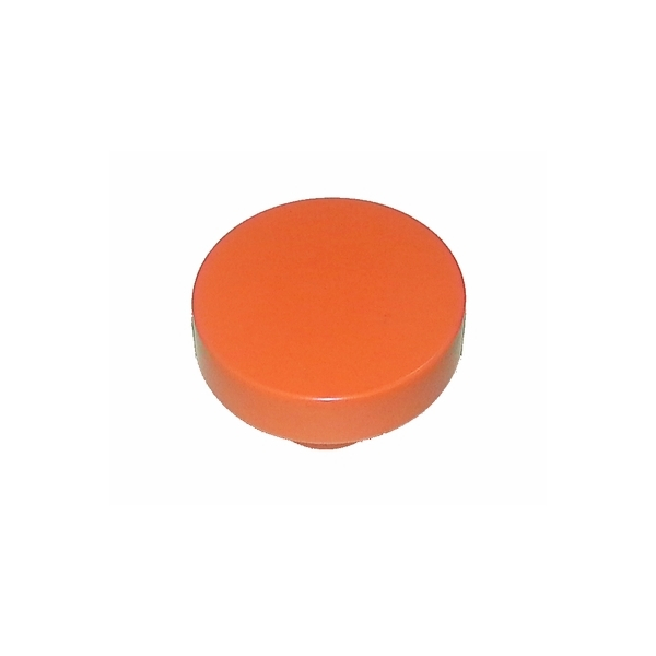 Πόμολο Πλαστικό Κυλινδρικό Πορτοκαλί 40mm