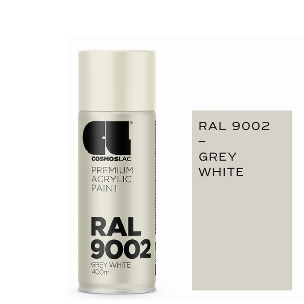 Σπρέυ Grey White RAL9002 400ml Cosmoslac