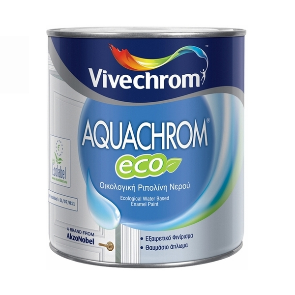 Vivechrom Aquachrom Eco Ριπολίνη Νερού Λευκό Γυαλιστερό 0,75L